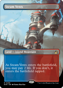 Steam Vents (Borderless) (RVR-298)  Foil - Ravnica Remastered