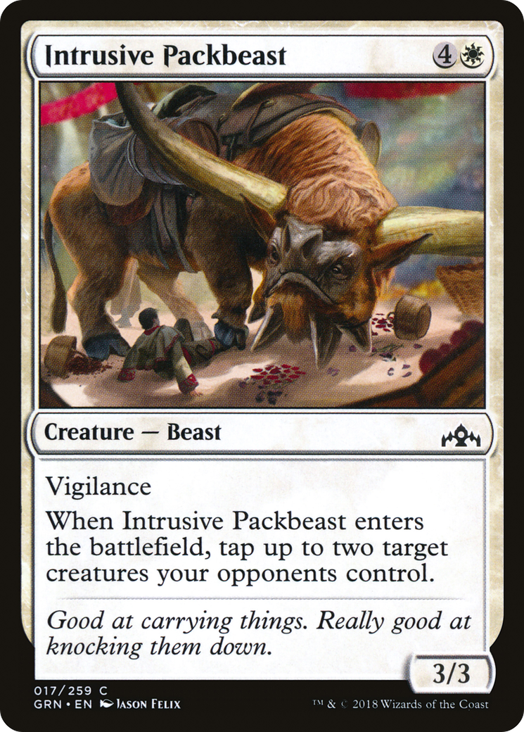 Intrusive Packbeast (GRN-017)  - Guilds of Ravnica