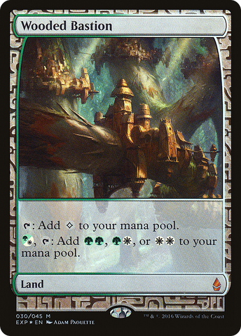 Wooded Bastion (EXP-030)  Foil - Zendikar Expeditions