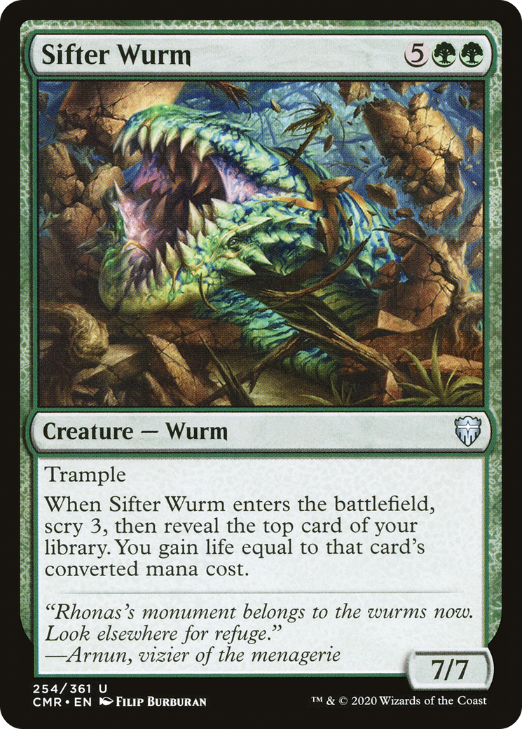 Sifter Wurm (CMR-254)  - Commander Legends