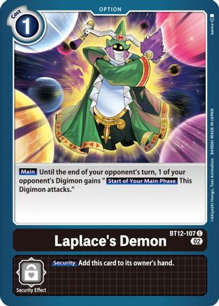 Laplace's Demon (BT12-107) - Across Time