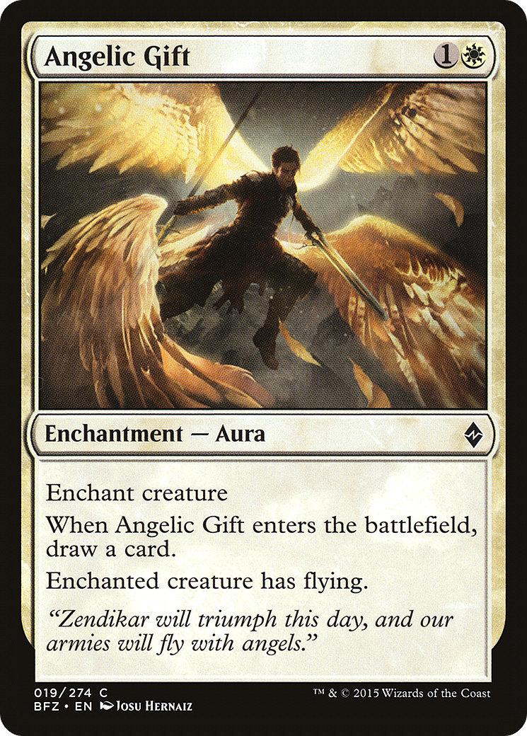 Angelic Gift (BFZ-019)  Foil - Battle for Zendikar