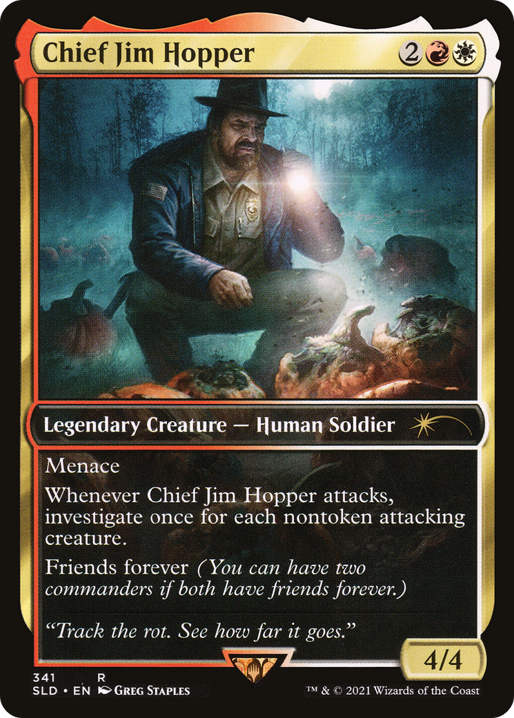 Chief Jim Hopper (SLD-341)  Foil - Secret Lair Drop / Chief Jim Hopper