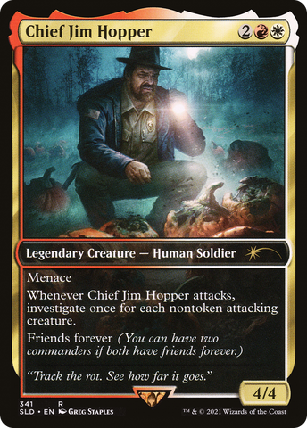 Chief Jim Hopper (SLD-341)  - Secret Lair Drop / Chief Jim Hopper