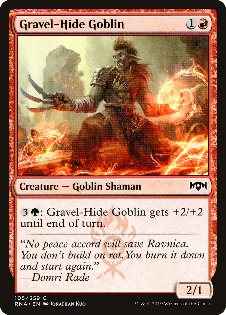Gravel-Hide Goblin (RNA-105)  - Ravnica Allegiance