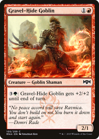 Gravel-Hide Goblin (RNA-105)  Foil - Ravnica Allegiance
