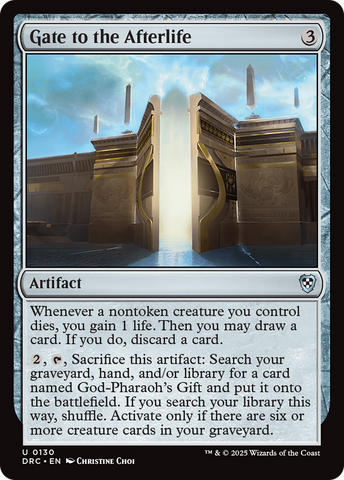 Gate to the Afterlife (DRC-130)  - Commander: Aetherdrift