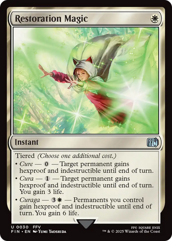 Restoration Magic (FIN-030)  Foil - FINAL FANTASY