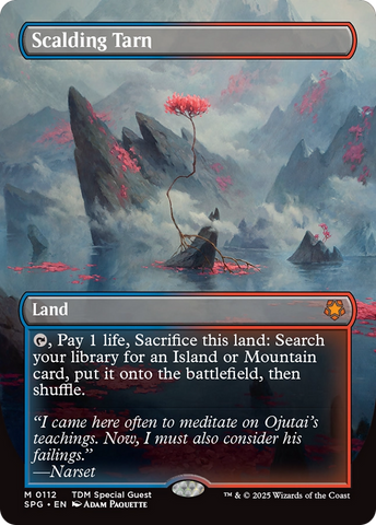 Scalding Tarn (Borderless) (SPG-112)  Foil - Special Guests
