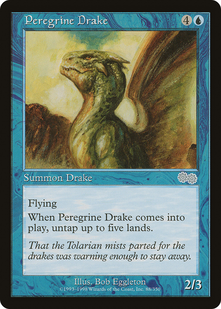 Peregrine Drake (USG-088)  - Urza's Saga