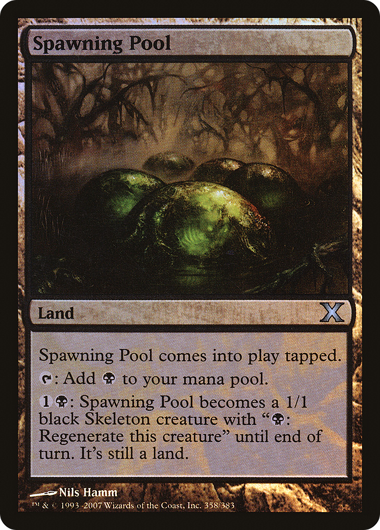 Spawning Pool (10E-358★)  Foil - Tenth Edition