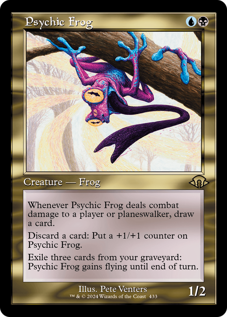 Psychic Frog (Retro Frame) (MH3-433)  Foil - Modern Horizons 3