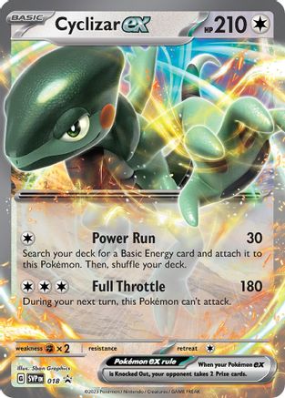 Cyclizar ex 018  - Holofoil SV Scarlet & Violet Promo Cards - Promo