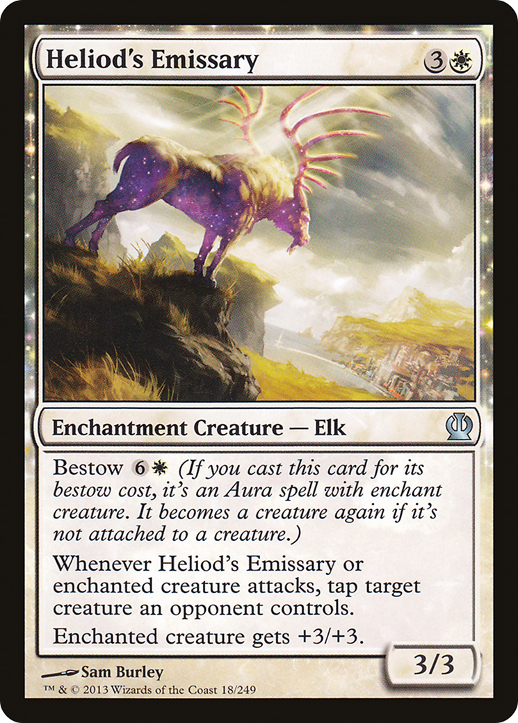 Heliod's Emissary (THS-018)  - Theros: (enchantment)