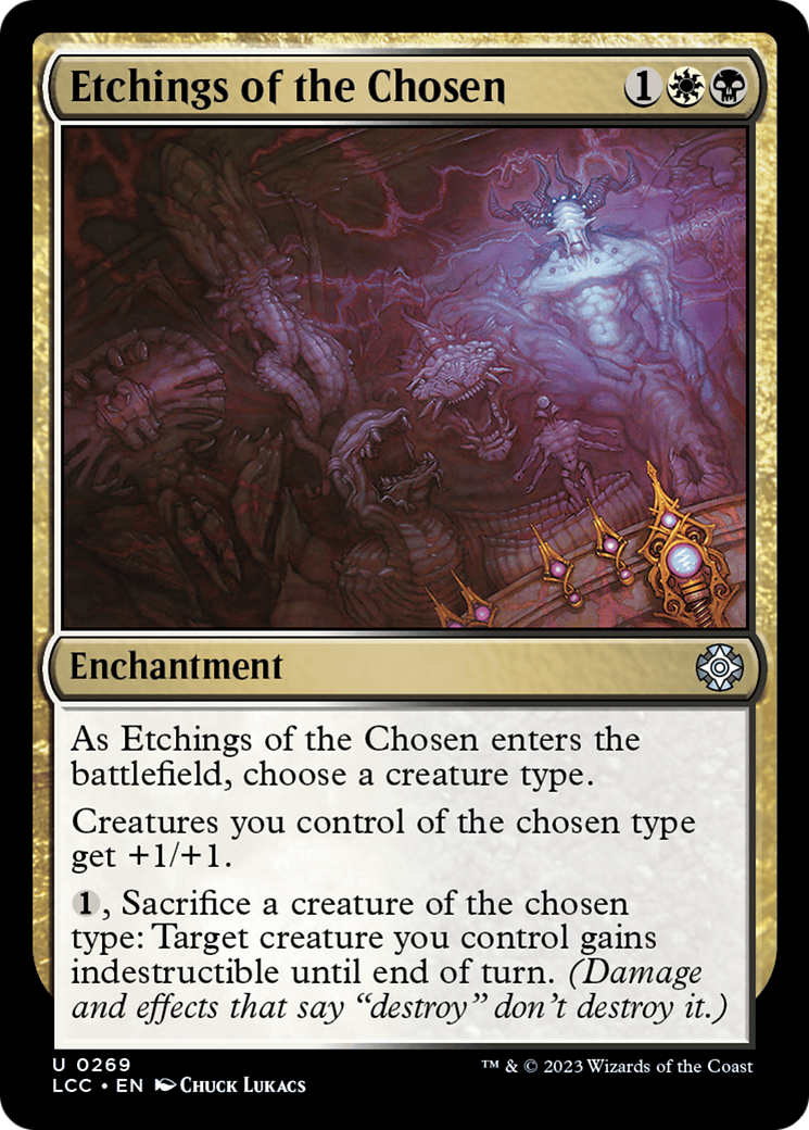Etchings of the Chosen (LCC-269)  - The Lost Caverns of Ixalan Commander