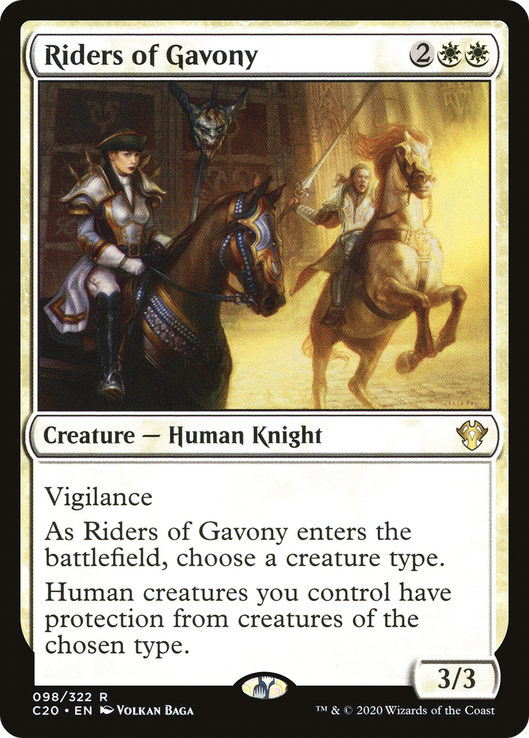 Riders of Gavony (C20-098)  - Commander 2020