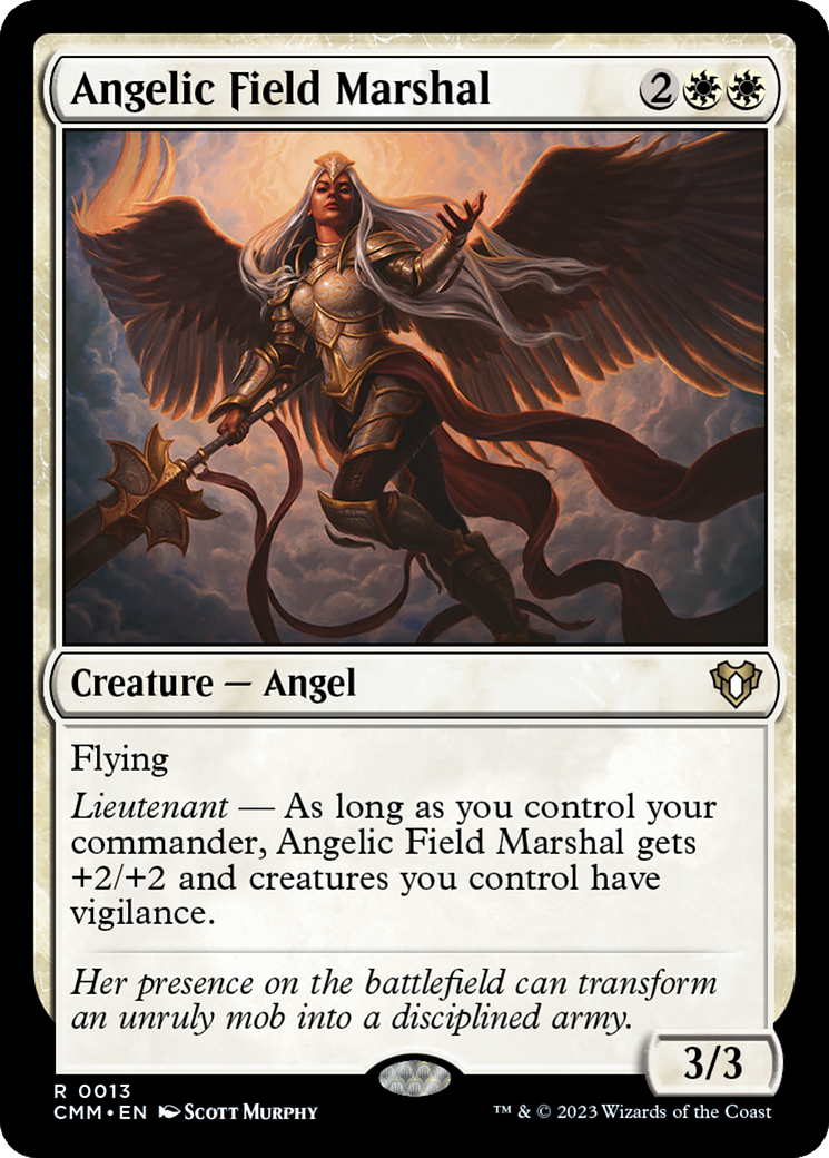Angelic Field Marshal (CMM-013)  Foil - Commander Masters