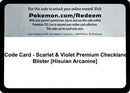 Code Card  SV01 Scarlet & Violet Base Set - Code Card
