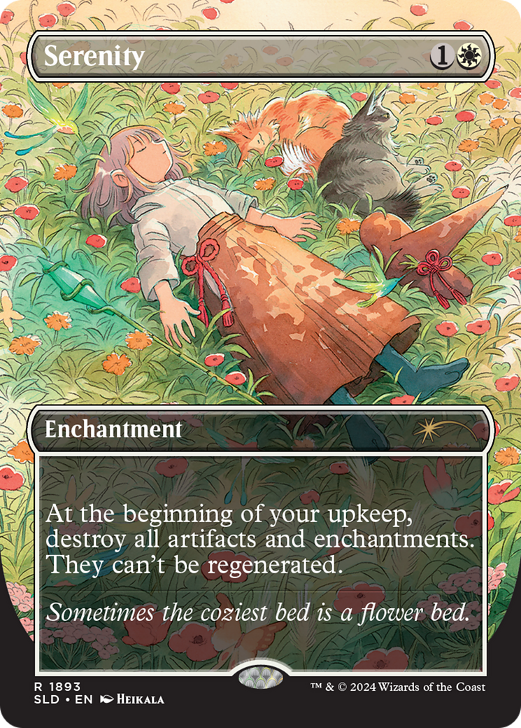 Serenity (SLD-1893) - Secret Lair Drop (Borderless) Foil