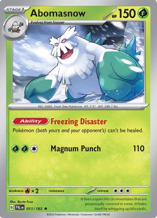 Abomasnow 011 - Holofoil SV02 Paldea Evolved