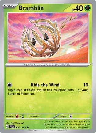 Bramblin 022/193 - Reverse Holofoil SV02 Paldea Evolved