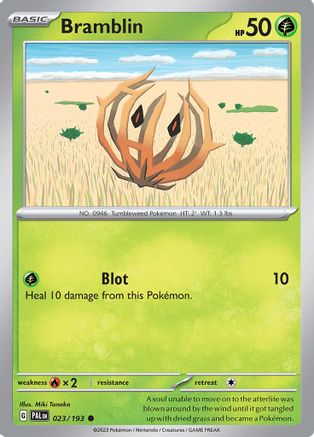 Bramblin 023/193 - Reverse Holofoil SV02 Paldea Evolved