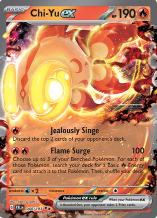 Chi-Yu ex 040/193 - Holofoil SV02 Paldea Evolved