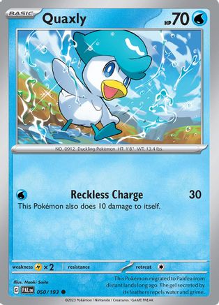 Quaxly 050/193 - Reverse Holofoil SV02 Paldea Evolved