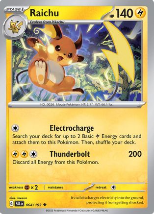 Raichu 064/193 - Reverse Holofoil SV02 Paldea Evolved
