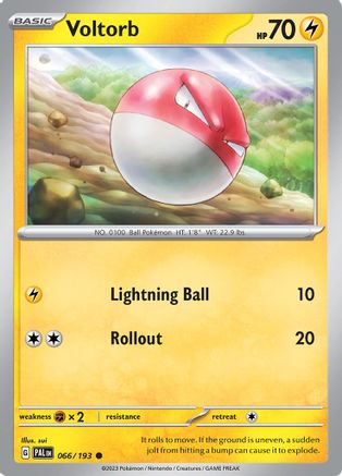 Voltorb 066 - Reverse Holofoil SV02 Paldea Evolved