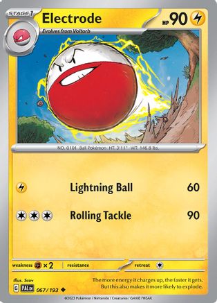 Electrode 067  SV02 Paldea Evolved