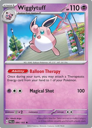 Wigglytuff 084/193 - Reverse Holofoil SV02 Paldea Evolved