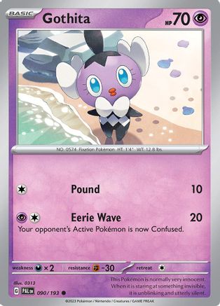 Gothita 090 - Reverse Holofoil SV02 Paldea Evolved
