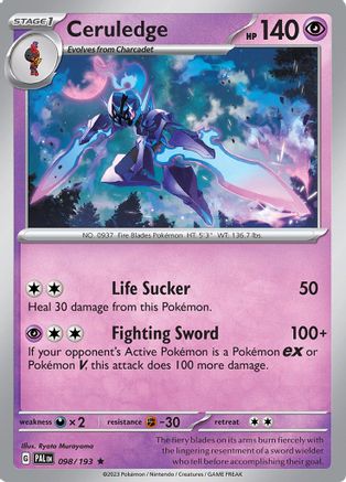 Ceruledge 098 - Holofoil SV02 Paldea Evolved