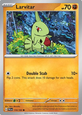 Larvitar 110/193 - Reverse Holofoil SV02 Paldea Evolved