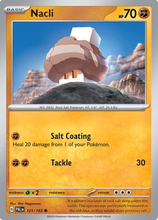 Nacli 121/193 - Reverse Holofoil SV02 Paldea Evolved