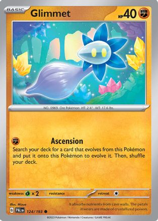Glimmet 124/193 - Reverse Holofoil SV02 Paldea Evolved