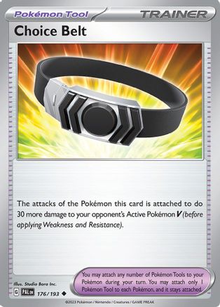 Choice Belt 176 - Reverse Holofoil SV02 Paldea Evolved