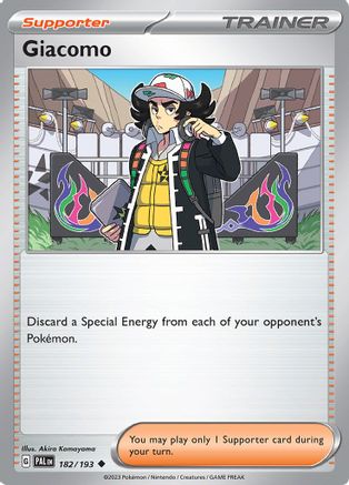 Giacomo 182 - Reverse Holofoil SV02 Paldea Evolved