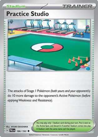 Practice Studio 186/193 - Reverse Holofoil SV02 Paldea Evolved