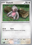 Slakoth 160 - Reverse Holofoil SV02 Paldea Evolved