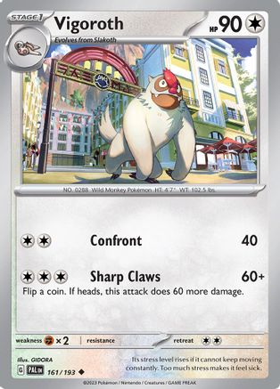 Vigoroth 161/193  SV02 Paldea Evolved