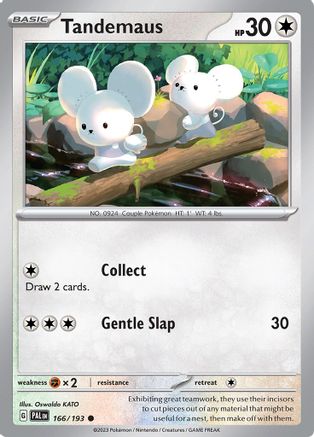 Tandemaus 166/193 - Reverse Holofoil SV02 Paldea Evolved
