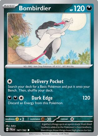 Bombirdier 147/193 - Reverse Holofoil SV02 Paldea Evolved