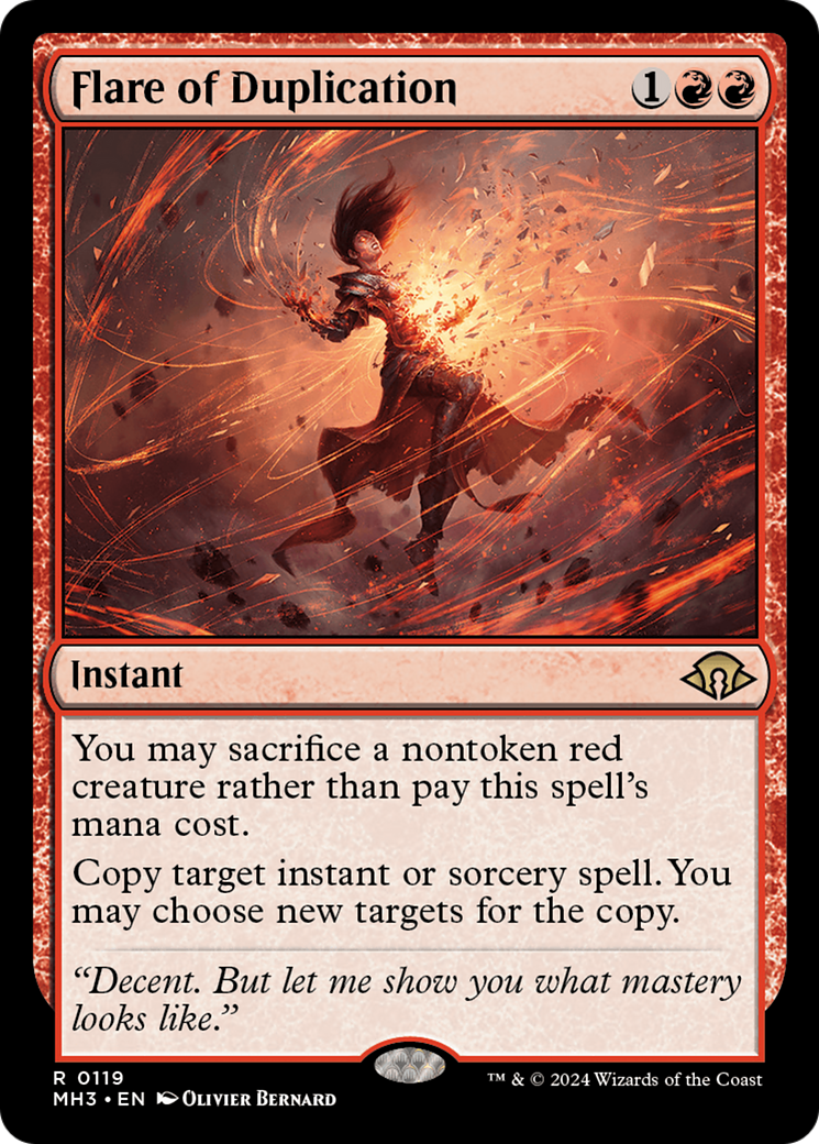 Flare of Duplication (MH3-119)  Foil - Modern Horizons 3