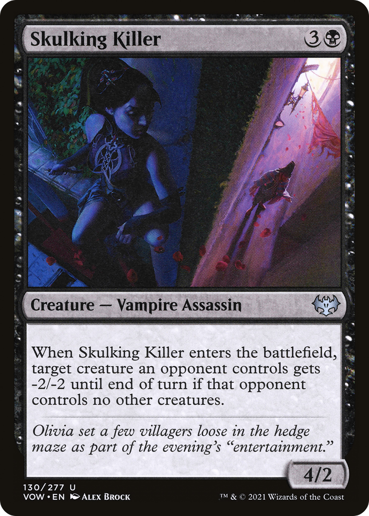 Skulking Killer (VOW-130)  - Innistrad: Crimson Vow
