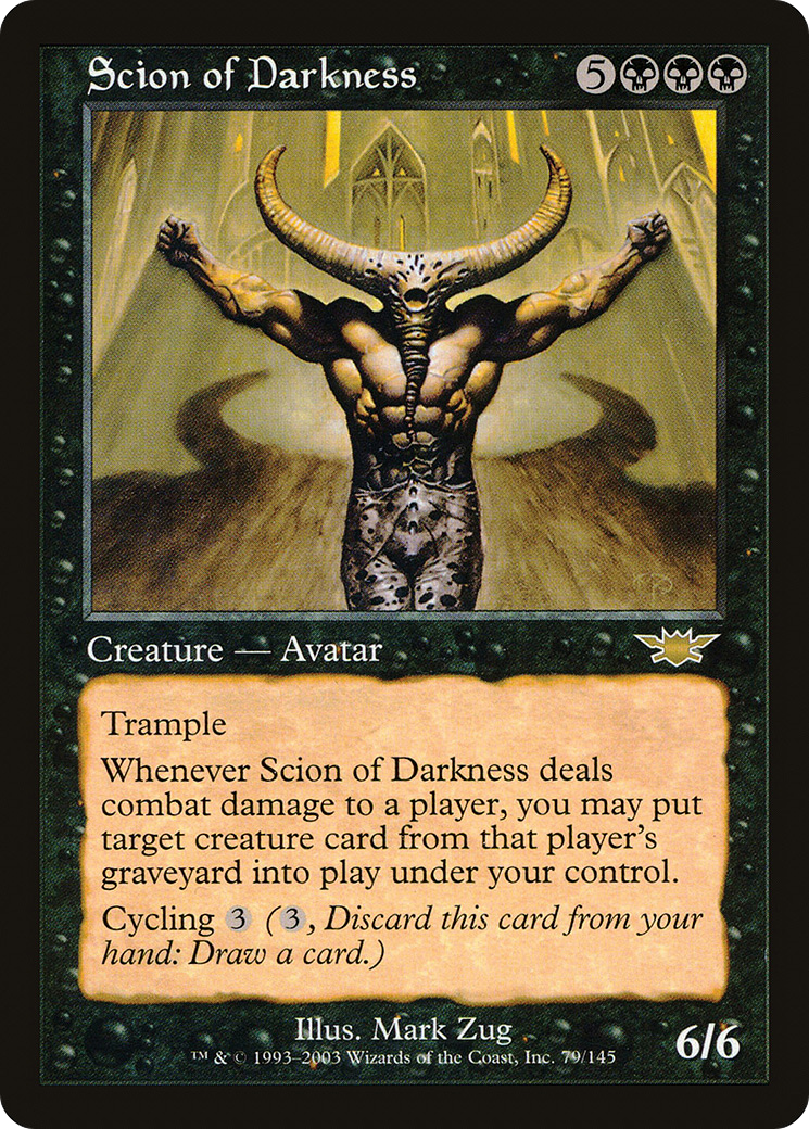 Scion of Darkness (LGN-079)  Foil - Legions