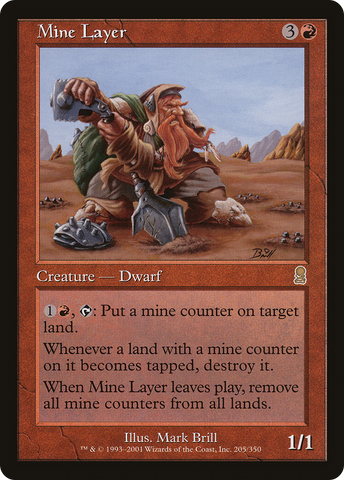 Mine Layer (ODY-205)  Foil - Odyssey