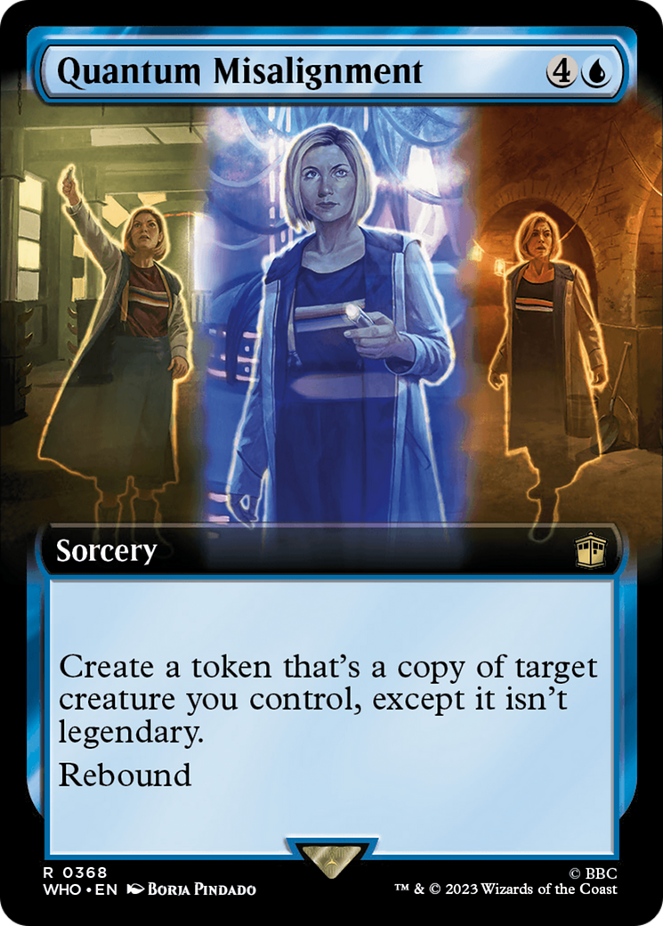 Quantum Misalignment (Extended Art) (WHO-368)  Foil - Doctor Who: (Extended Art)