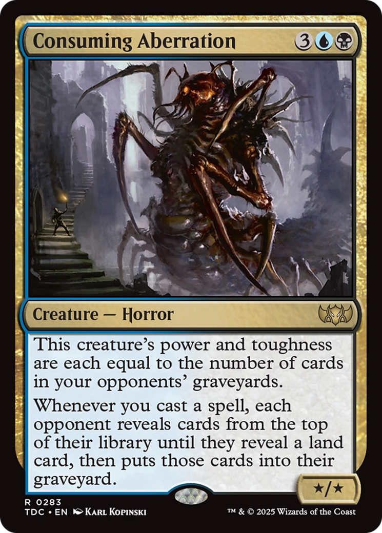 Consuming Aberration (TDC-283)  - Commander: Tarkir: Dragonstorm